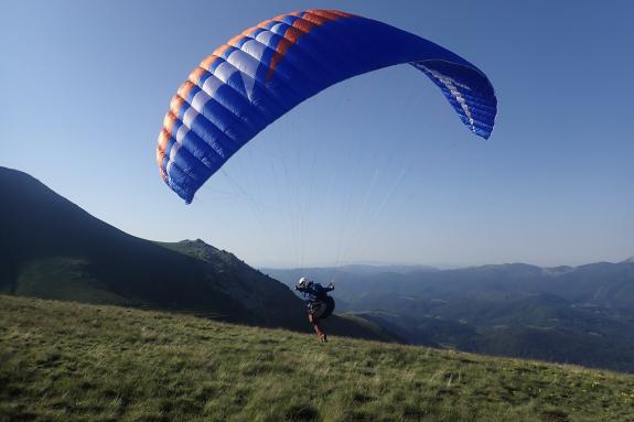 Parapente in de bergen